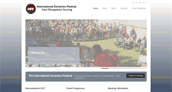 Desktop Screenshot of internationalceramicsfestival.org