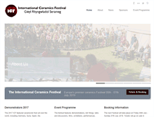 Tablet Screenshot of internationalceramicsfestival.org